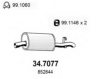 OPEL 852147 End Silencer